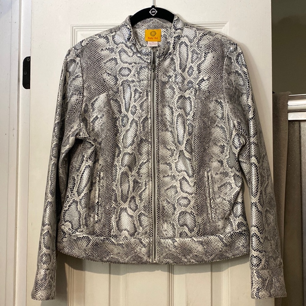 Ruby Red moto jacket
